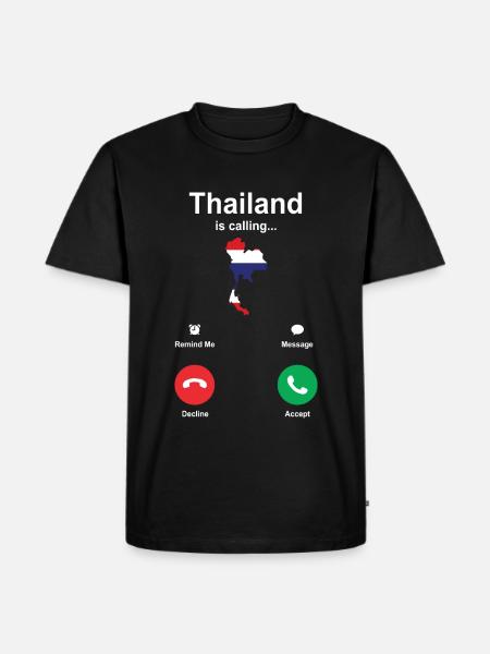 Thailand - Männer Premium Bio T-Shirt - Schwarz