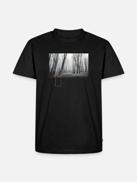 Fog I (EPHEMERAL series) - Men's Premium Organic T-Shirt - black