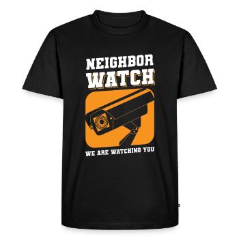 Neighbor Friendship Beer Celebration - Men's Premium Organic T-Shirt - black - Front - Nico (187cm)