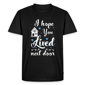 Neighborhood Neighbors Beer Good Neighbors - Men's Premium Organic T-Shirt - black - Front - Nico (187cm)