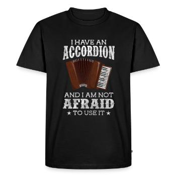 Musique, Culture, Orchestre, Musiciens - T-shirt Premium bio Homme - noir - Devant - Nico (187cm)