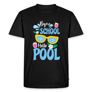 Pool Pool Party Recreation - Men's Premium Organic T-Shirt - black - Front - Nico (187cm)