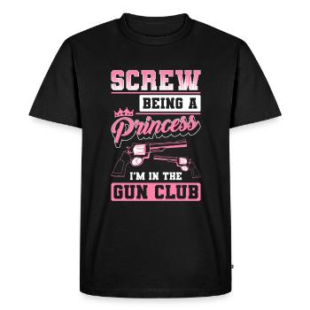Club de tir Munitions Tireur sportif - T-shirt Premium bio Homme - noir - Devant - Nico (187cm)