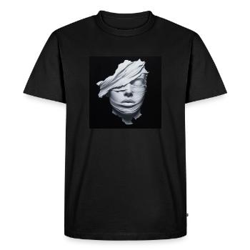 Art surréaliste 1 - T-shirt Premium bio Homme - noir - Devant - Nico (187cm)