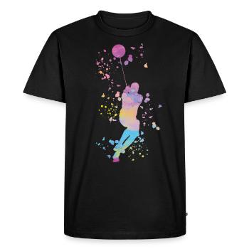 Hammer Thrower Colorsplash Hammer Throw - Men's Premium Organic T-Shirt - black - Front - Nico (187cm)