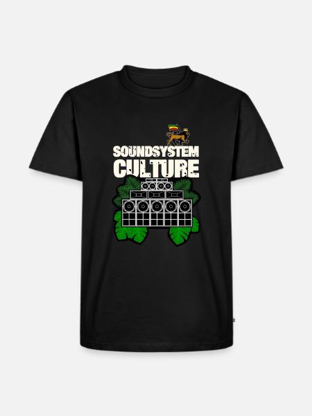 Soundsystem Culture - Männer Premium Bio T-Shirt - Schwarz