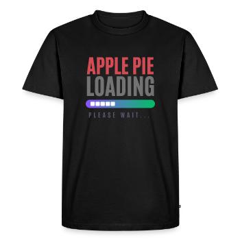 dessert sucré aux pommes - T-shirt Premium bio Homme - noir - Devant - Nico (187cm)