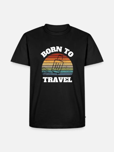 Travel Holidays - Men's Premium Organic T-Shirt - black