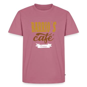 Merchandise Barrio's - Men's Premium Organic T-Shirt - mauve - Front - Nico (187cm)