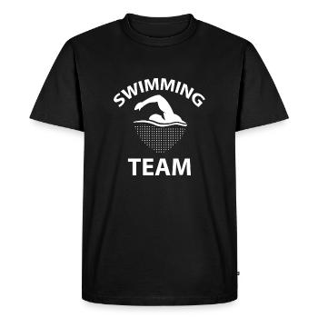 Swimming Swimmer Swim - Men's Premium Organic T-Shirt - black - Front - Nico (187cm)