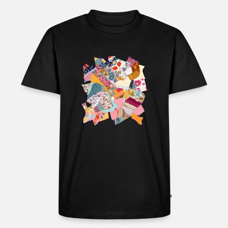 Fabric patchwork n°2 - Men's Premium Organic T-Shirt - black