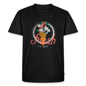 Fresh - T-shirt Premium bio Homme - noir - Devant - Nico (187cm)