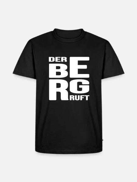Bergsteiger Seilschaft Bergwandern Bergfex - Männer Premium Bio T-Shirt - Schwarz