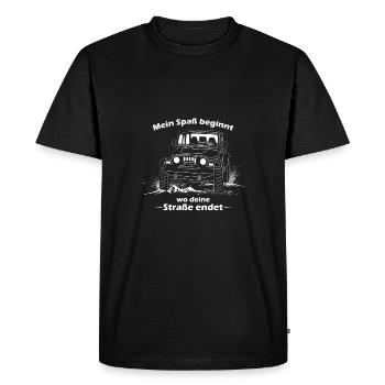Geländewagen Monstertruck SUV Design Offroad Fans - Männer Premium Bio T-Shirt - Schwarz - Vorne - Nico (187cm)