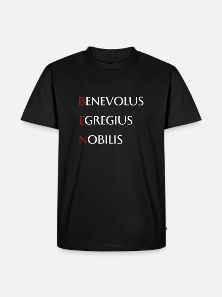 Ben - Männer Premium Bio T-Shirt - Schwarz