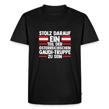 Autrichiens Autriche - T-shirt Premium bio Homme - noir - Devant - Nico (187cm)