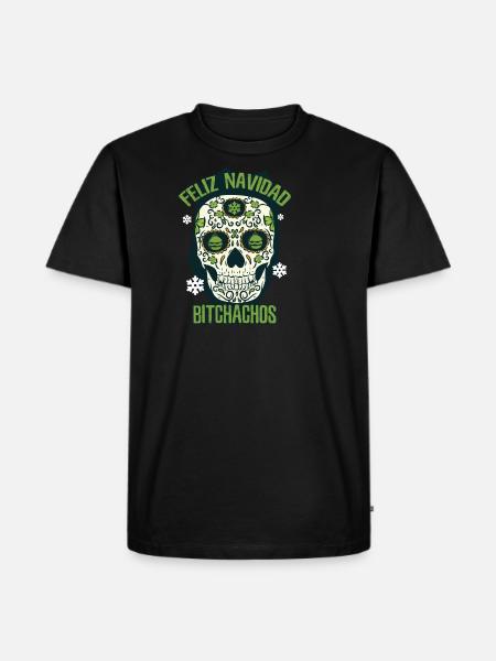 Xmas Feliz Navidad - Männer Premium Bio T-Shirt - Schwarz