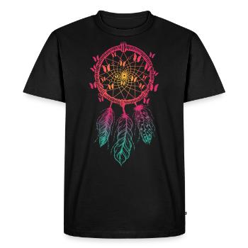 Attrape-rêves - T-shirt Premium bio Homme - noir - Devant - Nico (187cm)