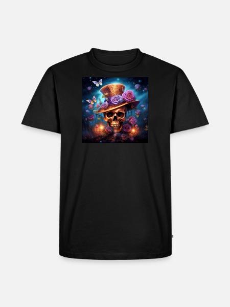 SKULL FANTASY SKULL SKULL - Men's Premium Organic T-Shirt - black