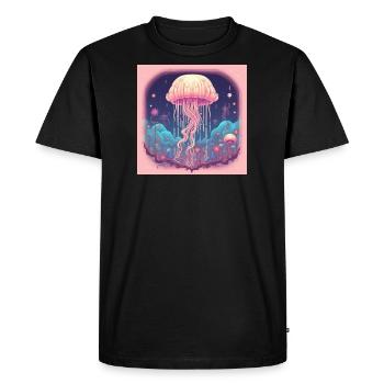 MEDUSE DESIGN ART - Men's Premium Organic T-Shirt - black - Front - Nico (187cm)