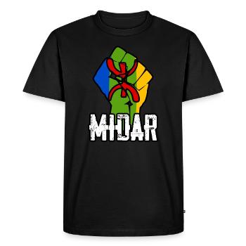City of Midar Ait Touzine - Men's Premium Organic T-Shirt - black - Front - Nico (187cm)