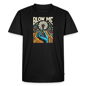 Pissenlit - Cadeau amusant pour les amoureux de la nature - T-shirt Premium bio Homme - noir - Devant - Nico (187cm)