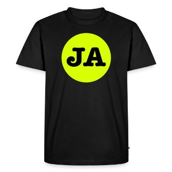 OUI - OUI pour-Sayers - T-shirt Premium bio Homme - noir - Devant - Nico (187cm)