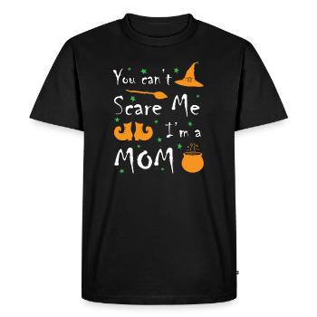 You Cant Scare Me I Am Mom - Men's Premium Organic T-Shirt - black - Front - Nico (187cm)