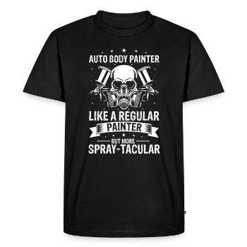 Peintre de voiture pour Peintre de voiture pour dessinateur de voitures - T-shirt Premium bio Homme - noir - Devant - Nico (187cm)