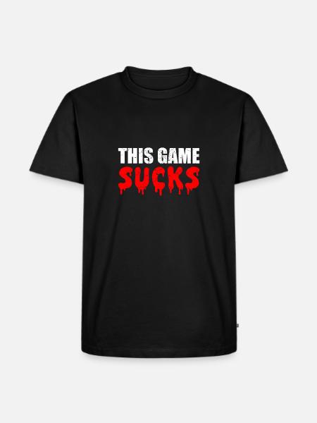 This game sucks - Men's Premium Organic T-Shirt - black