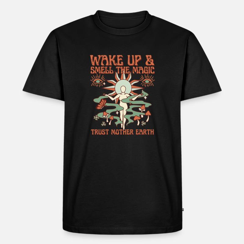 Mutter Erde Retro-Design - Männer Premium Bio T-Shirt - undefined