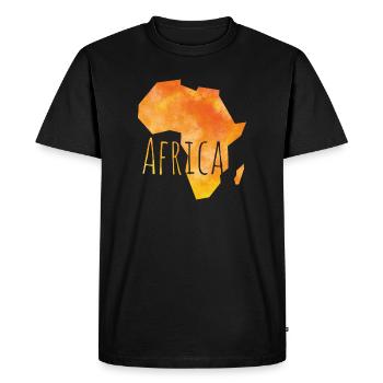 africa - T-shirt Premium bio Homme - noir - Devant - Nico (187cm)