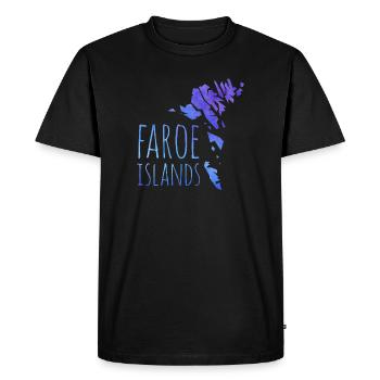 faroe - Men's Premium Organic T-Shirt - black - Front - Nico (187cm)