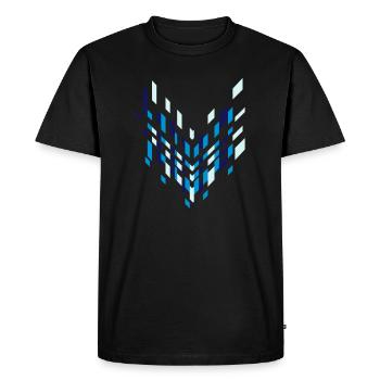 une flèche icône graphique - T-shirt Premium bio Homme - noir - Devant - Nico (187cm)