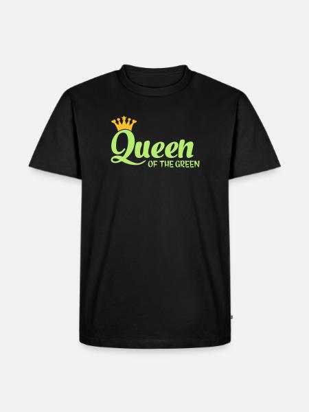 Queen of the Green - Men's Premium Organic T-Shirt - black