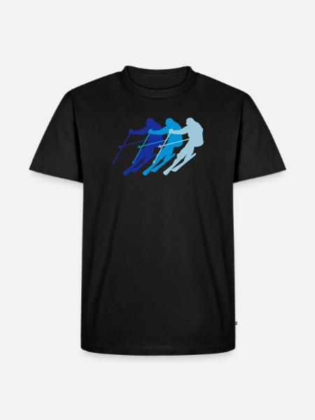 ski - Men's Premium Organic T-Shirt - black