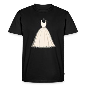 ROBE DE MARIÉE - T-shirt Premium bio Homme - noir - Devant - Nico (187cm)