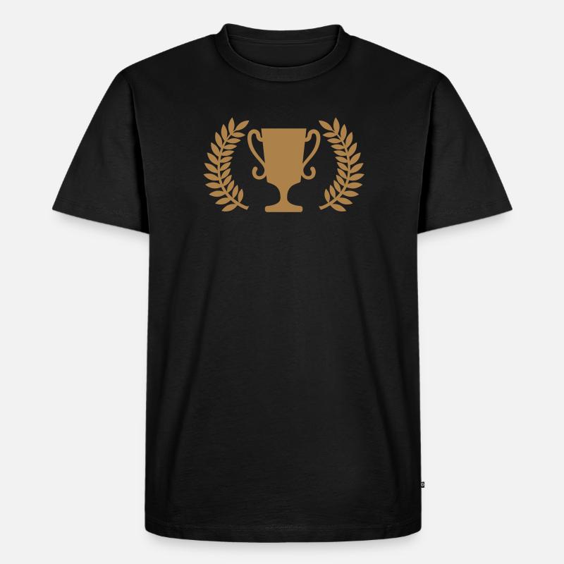 Coppa - Maglietta ecologica premium da uomo - nero