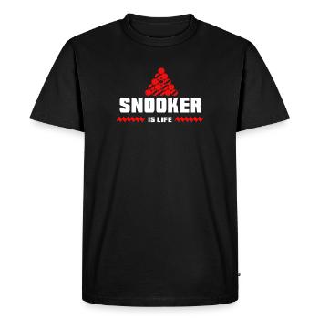 Snooker - T-shirt Premium bio Homme - noir - Devant - Nico (187cm)