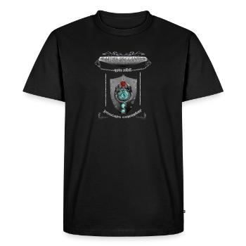 maxime peccantes - T-shirt Premium bio Homme - noir - Devant - Nico (187cm)