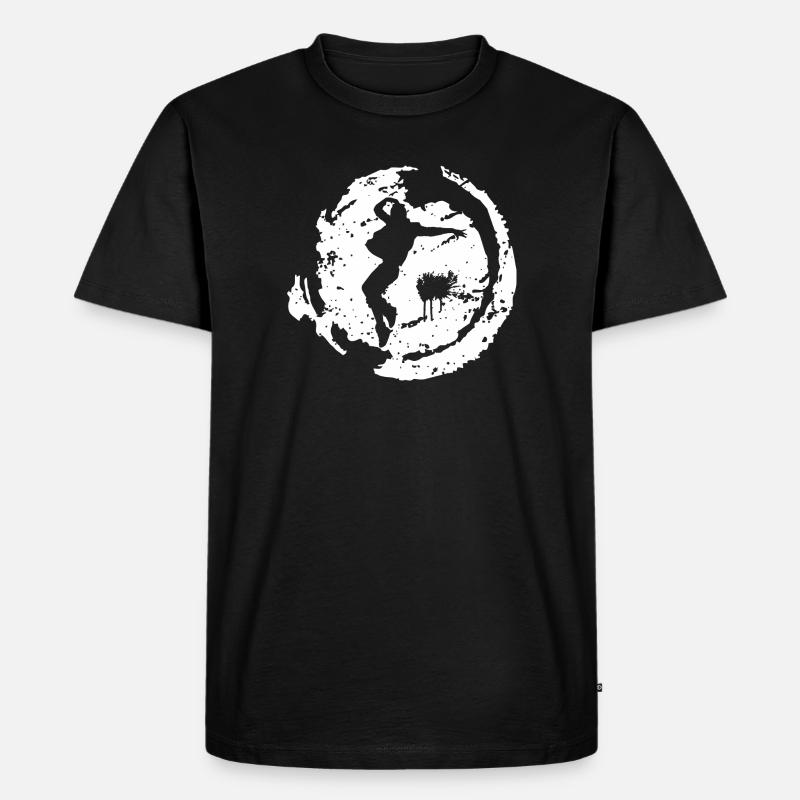 Breakdance - Männer Premium Bio T-Shirt - Schwarz