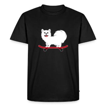 funny animals plants fruit vegetables children's motifs - Men's Premium Organic T-Shirt - black - Front - Nico (187cm)