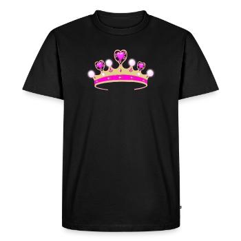 Tu es la princesse! - T-shirt Premium bio Homme - noir - Devant - Nico (187cm)