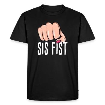 Fist - Sister Fist - Boîte - Boxe - T-shirt Premium bio Homme - noir - Devant - Nico (187cm)