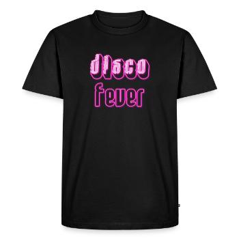 disco - Men's Premium Organic T-Shirt - black - Front - Nico (187cm)