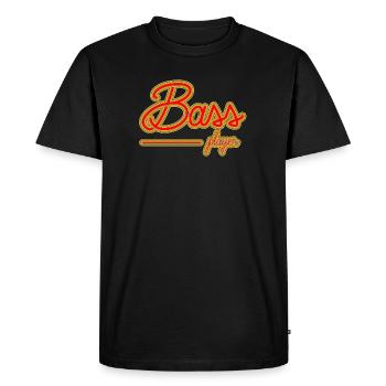 Bassiste - T-shirt Premium bio Homme - noir - Devant - Nico (187cm)