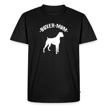 Boxer Dog Femmes Boxer Maman - T-shirt Premium bio Homme - noir - Devant - Nico (187cm)