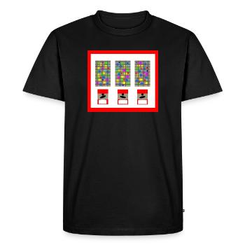 Chewing Gum Machine Bubble Gum Childhood Chewing Gum - Men's Premium Organic T-Shirt - black - Front - Nico (187cm)