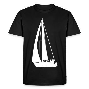 Sailing - Sailboat - Sailing - Men's Premium Organic T-Shirt - black - Front - Nico (187cm)