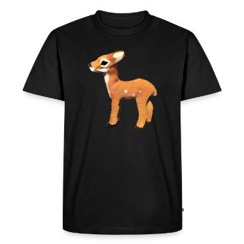 Conception fauve - T-shirt Premium bio Homme - noir - Devant - Nico (187cm)